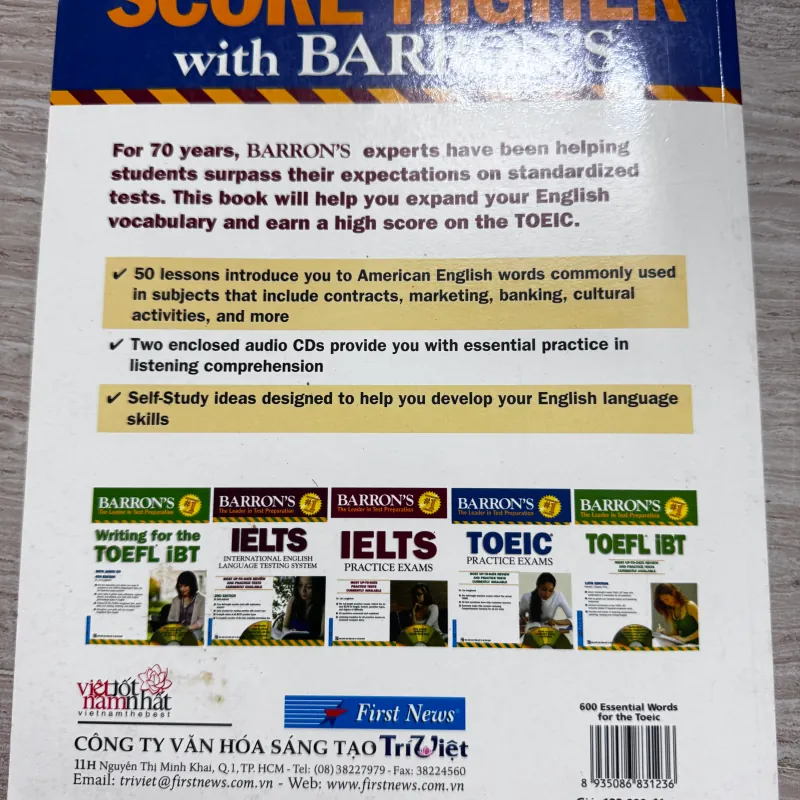 600 Essentinal words for the toiec 1010539