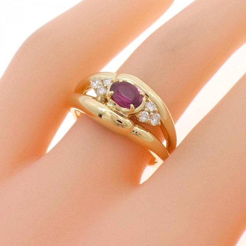 Nhẫn Ruby K18YG 0.46CT - Hàng hiệu Chính hãng 849694
