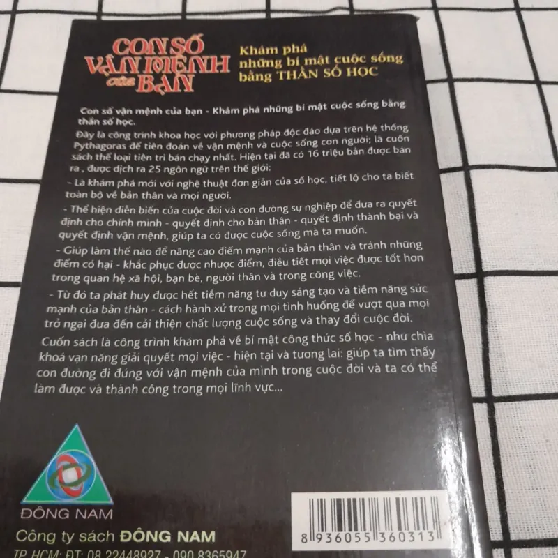 Khám phá Thần số học. CON SỐ VẬN MỆNH CỦA BẠN.Tg. Glynis McCants 779221