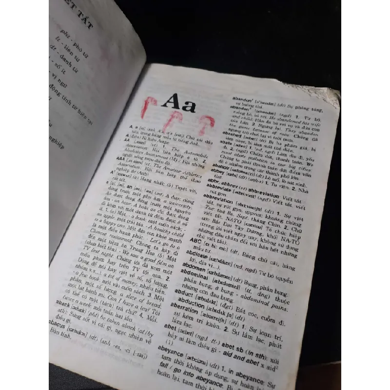 Từ điển Anh Việt 140.000 từ - mới 70% rách bìa mất áo có viết ố - HỌC NGOẠI NGỮ - HCM0111 630193