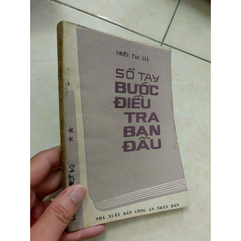 Sổ tay bước điều tra ban đầu 472104