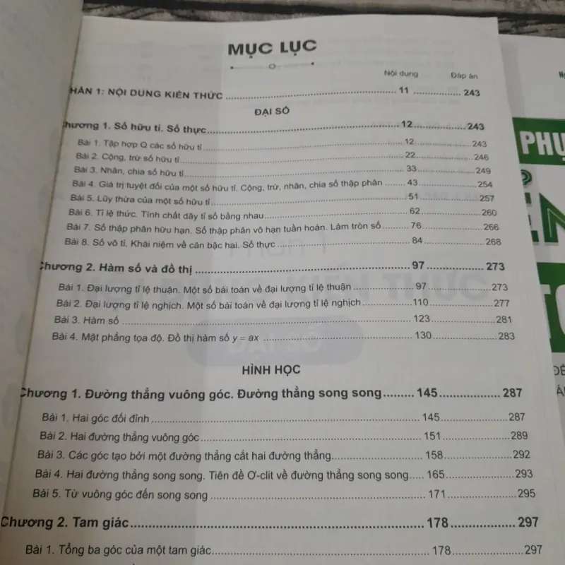Chinh phục điểm cao môn Toán lớp 7. 2 tập. Chủ biên PGS Tiến sỹ Lê Văn Hiện 744830