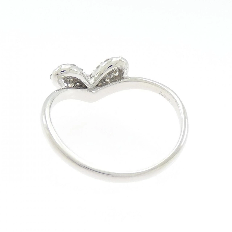 Nhẫn kim cương pavé hình trái tim K10WG 0.30CT - Hàng hiệu chính hãng 849056