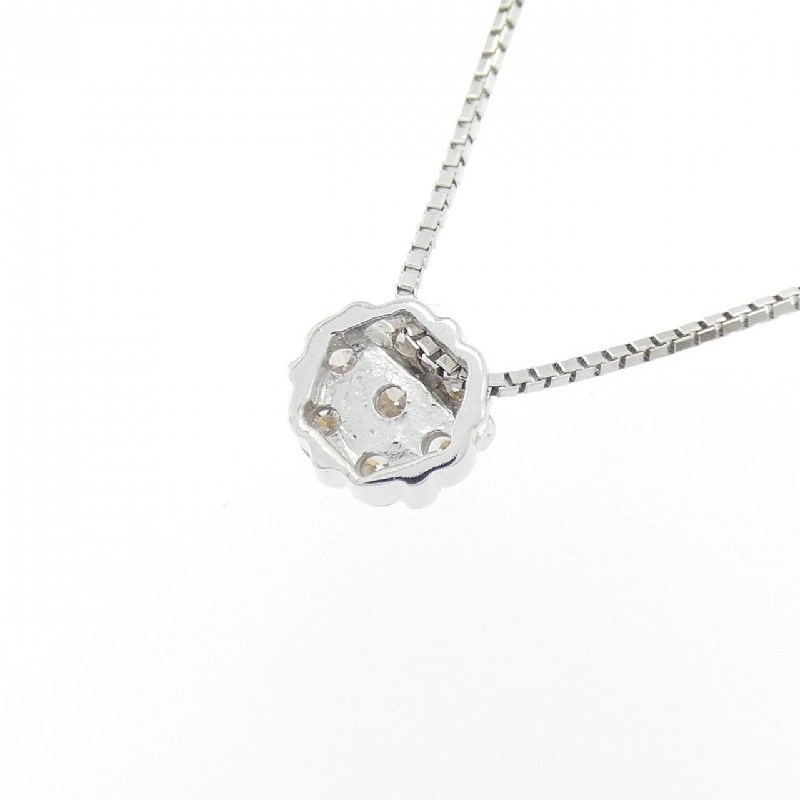 K18WG Hoa Hồng Kim Cương Dây Chuyền 0.22CT - Hàng hiệu Chính hãng 864203