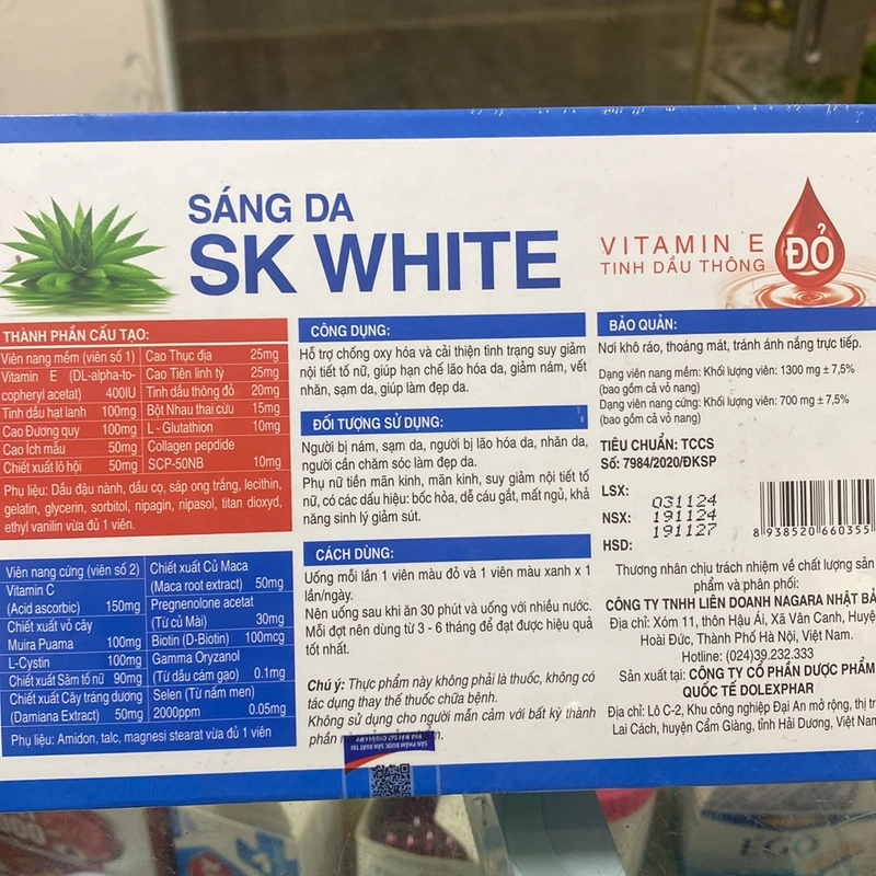 Viên uống sáng đa , cải thiện nội tiết  497951