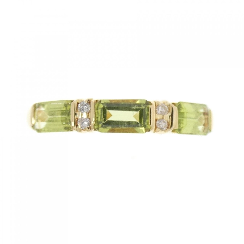 K18YG Peridot Ring - Hàng hiệu Authentic 854057