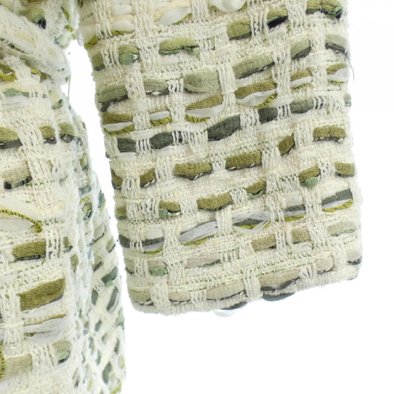 Áo khoác không cổ CHANEL - Hàng hiệu Authentic 637455