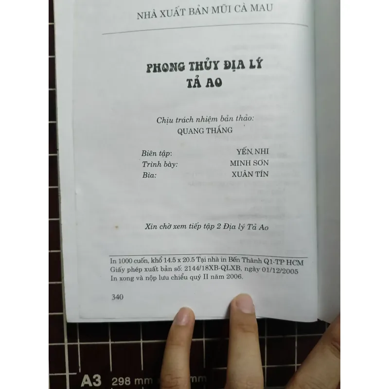 Phong thủy địa lý tả ao chính tông - Vương Thị Nhị Mười 731192