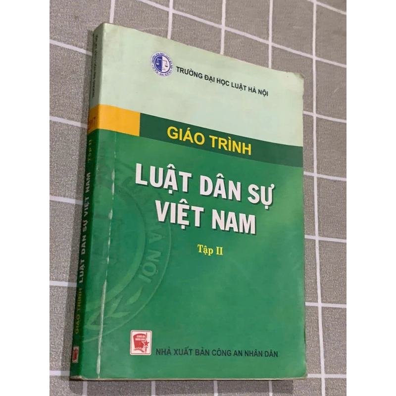 GIÁO TRÌNH LUẬT DÂN SỰ VIỆT NAM  TẬP 2 545925