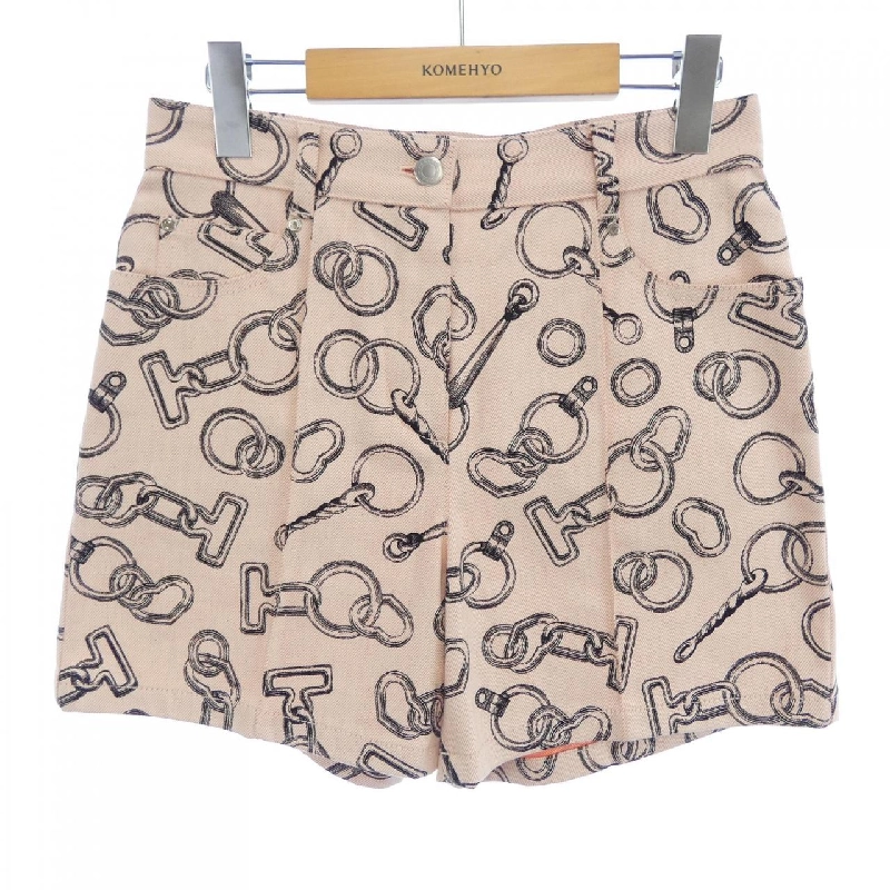 HERMES Kính vạn hoa hiệu ứng tinh tế Crude Cell Cartouche 4H0462DD Quần short - Hàng hiệu Chính hãng 818410