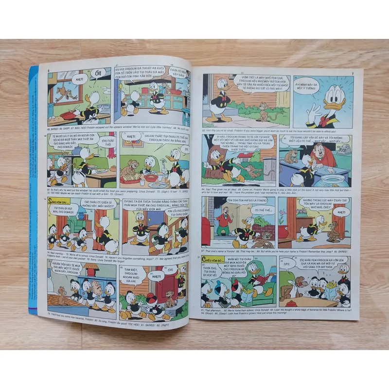 Combo 4 Quyển - Truyện Tranh (2) - Vịt Donald - Xì Trum - Sách Tô Màu 560289