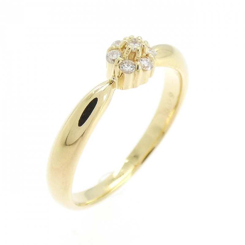 Nhẫn kim cương hoa K18YG 0.09CT - Hàng hiệu Authentic 849618