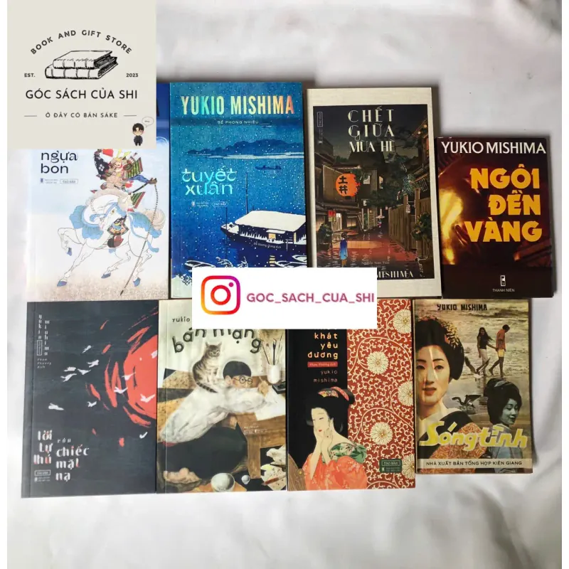 Yukio Mishima: Ngựa bon, Tuyết xuân, Chết giữa mùa hè, Ngôi đền vàng, bán mạng, Sóng tình 746531