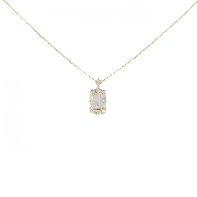 Dây chuyền kim cương K18YG 0.18CT - Hàng hiệu Chính hãng 861736