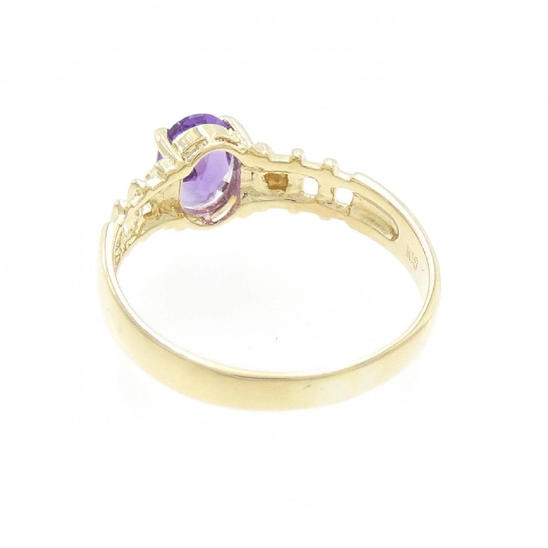 Nhẫn Amethyst K18YG - Hàng hiệu Authentic 856836