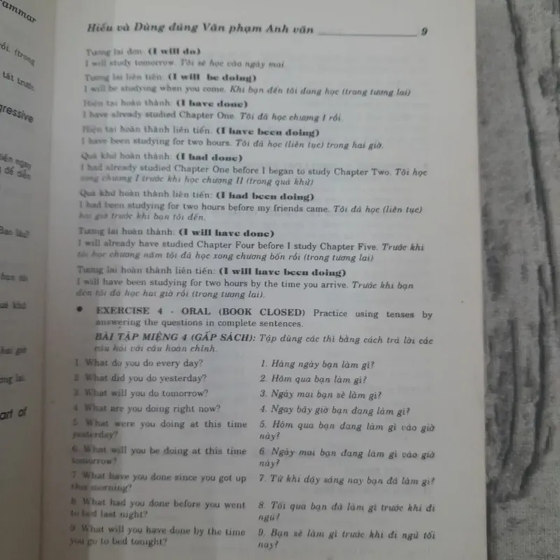 Understanding and using English Grammar. Song ngữ Anh Việt  590173