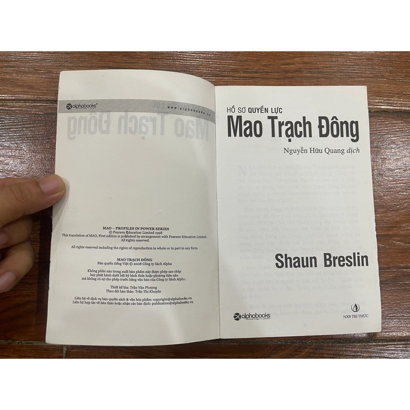 Hồ sơ quyền lực Mao Trạch Đông - Shaun Breslin (o4) 551490