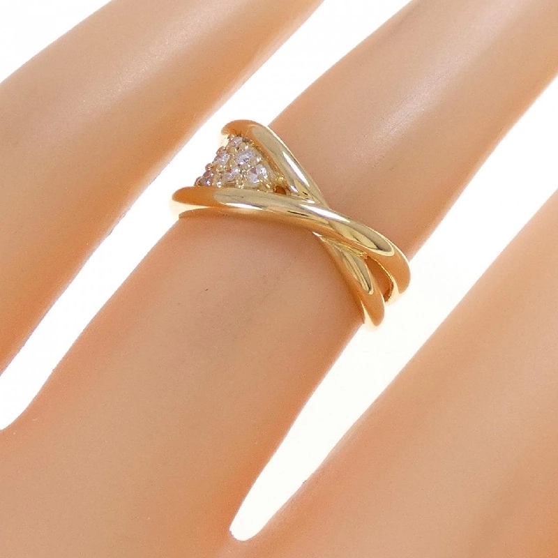 Nhẫn kim cương K18YG 0.06CT - Hàng hiệu Authentic 852279