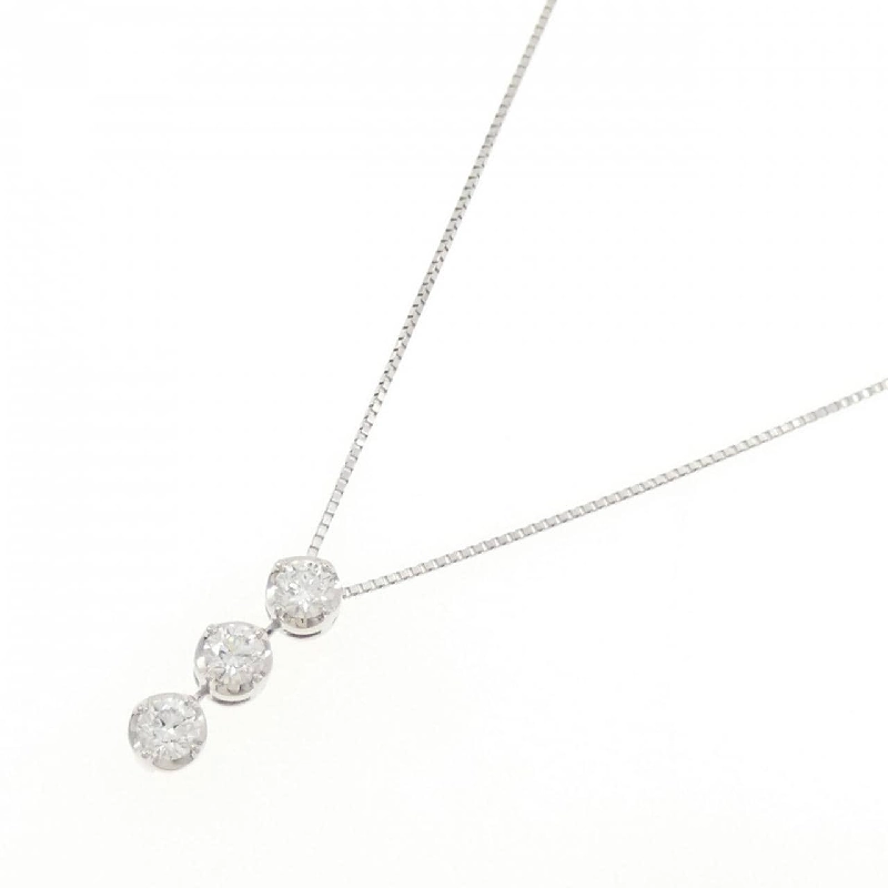 Dây chuyền kim cương PT900/PT850 0.527CT F SI1 EXT - Hàng hiệu Chính hãng 873711