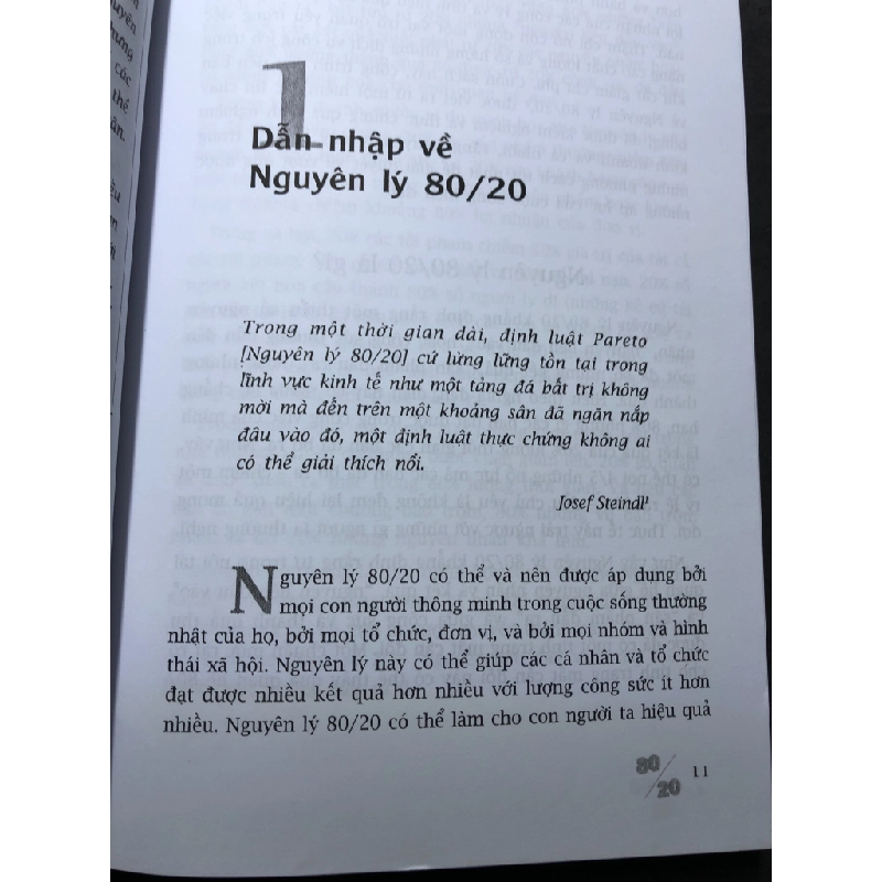 Nguyên lý 80/20 2011 mới 80% ố bẩn nhẹ chữ ký trang đầu Richard Koch HPB1308 KỸ NĂNG 458595
