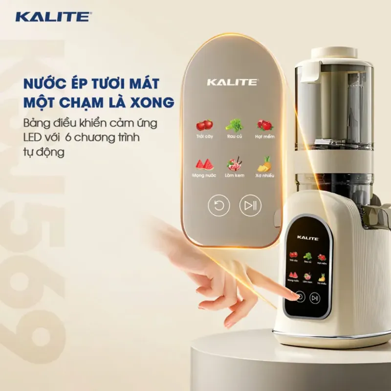 ✨Máy Ép Chậm Kalite KSJ569 – Ép Nguyên Trái, Làm Kem Trái Cây, Giữ Trọn 99% Dưỡng Chất🍎🍦 594519