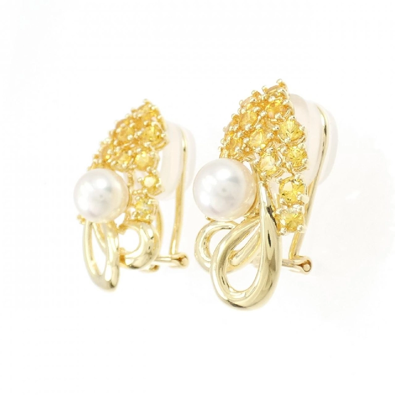 K18YG Bông tai ngọc trai Akoya 6.8mm - Hàng hiệu Chính hãng 874384