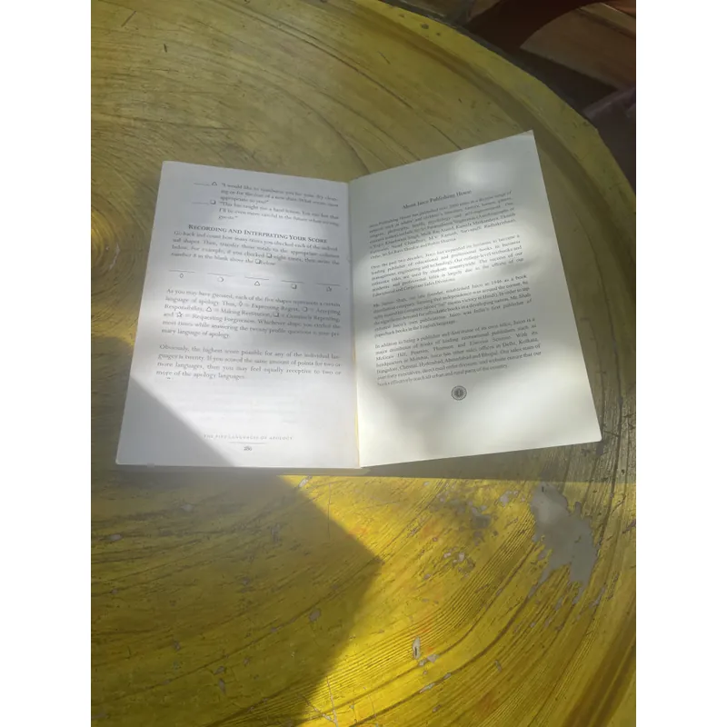 THE FIVE LANGUAGES OF APOLOGY- GARY CHAPMAN- JENNIFER THOMAS 594502