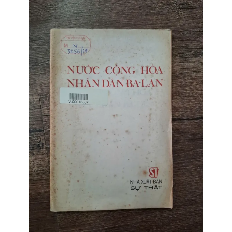 Nước Cộng Hòa Nhân Dân Ba-Lan - NXB Sự Thật - Chính trị/Quốc tế 710268