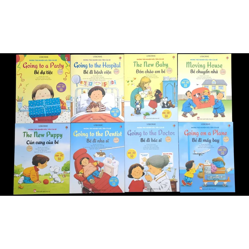 Usborne - Những trải nghiệm đầu tiên của bé ( Set 8 cuốn) 642448