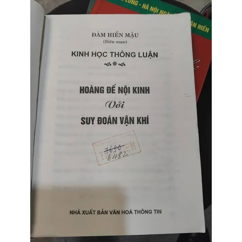 Hoàng Đế nội kinh với suy đoán vận khí 1023917
