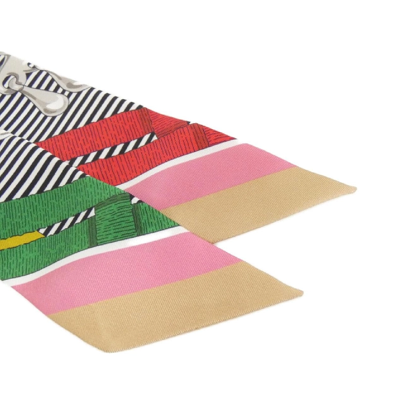 【Sản phẩm chưa sử dụng】Khăn quàng cổ Hermès MORS A JOUETS CHEMIES Twilly 063419S 624840