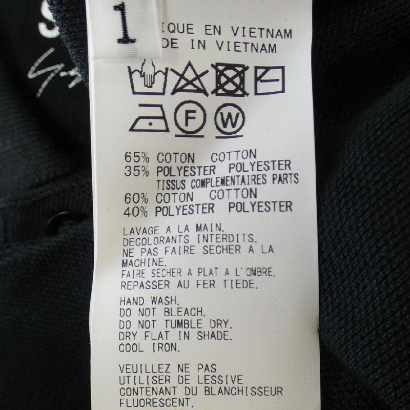 Áo polo BLACK Scandal Yohji - Hàng hiệu Authentic 899788