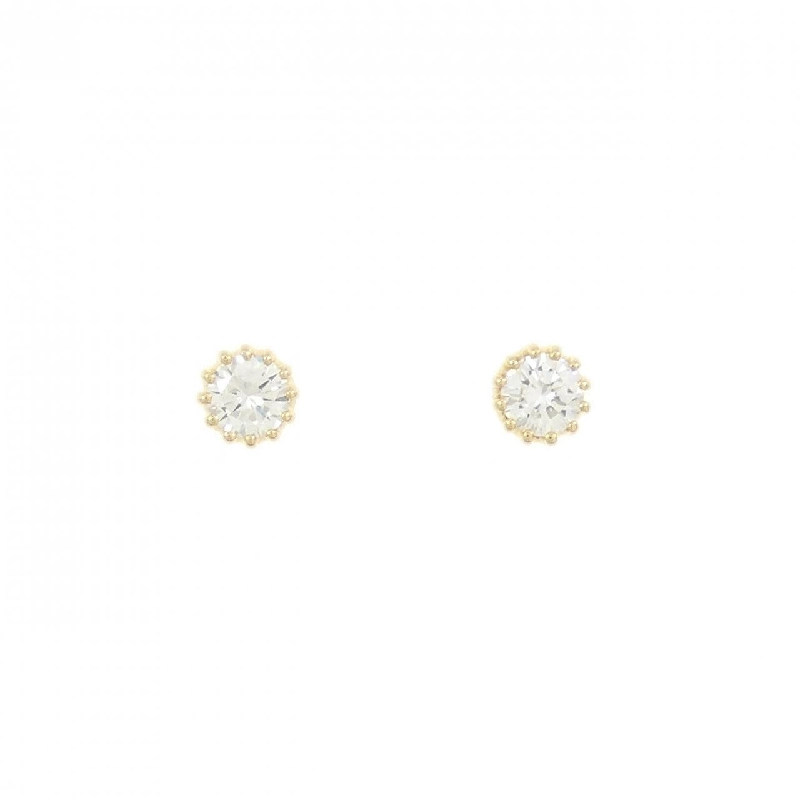 K18YG/ST Bông tai kim cương 0.216CT 0.239CT G VS2 VG-GOOD - Hàng hiệu Chính hãng 874097