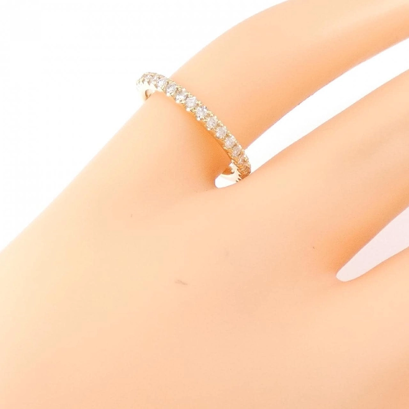Nhẫn kim cương K18YG Half Eternity 0.20CT - Hàng hiệu Chính hãng 860297