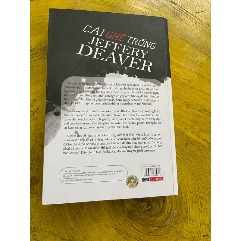 CÁI GHẾ TRỐNG (2)- JEFFERY DEAVER  550068