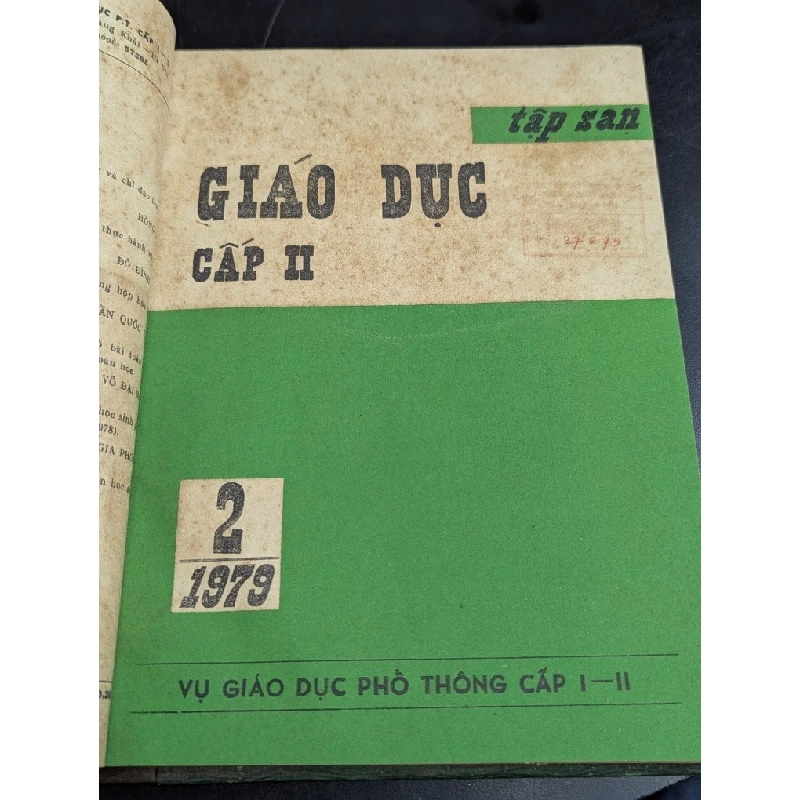 Tập san giáo dục cấp 1 + cấp 2 - các năm 1979,1980,1981 ( tổng cộng 25 số ) 590920