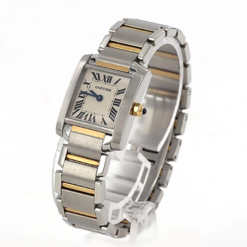 Cartier Tank Française SM Combi W51007Q4 SSxYG Quartz - Hàng hiệu Authentic 874447