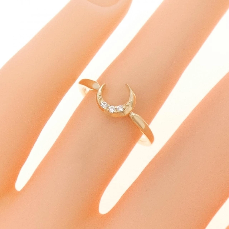 Nhẫn kim cương mặt trăng Star Jewelry 0.02CT - Hàng hiệu Authentic 838647