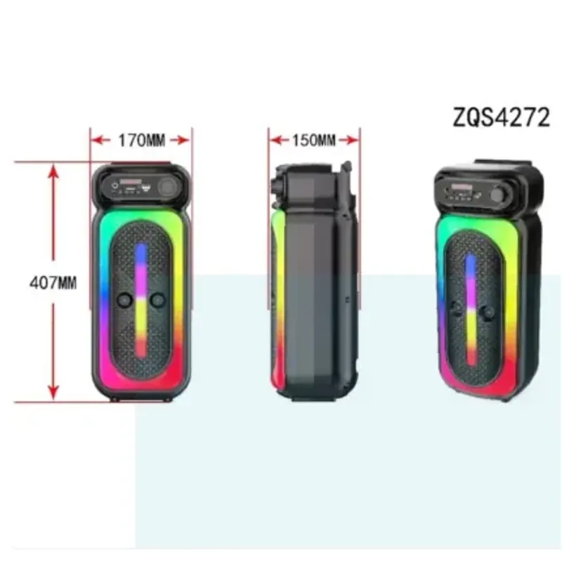 Loa karaoke Bluetooth không dây ZQS-TOR 3M, tặng tai nghe Bluetooth M10 Pro 753073