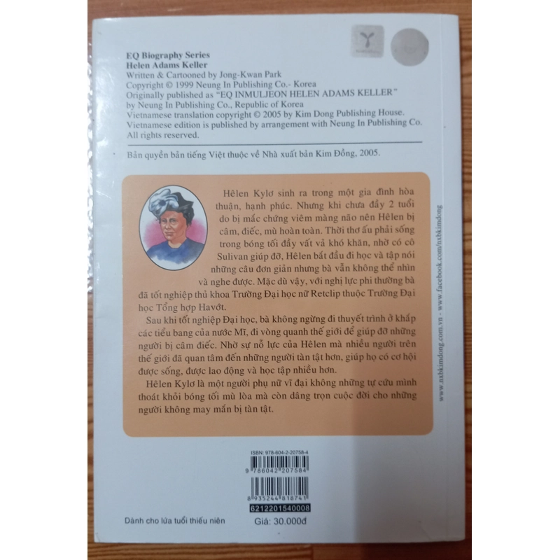 TRUYỆN Danh Nhân Thế Giới HEELEN-PẮC CHÔNG QUAN 533978