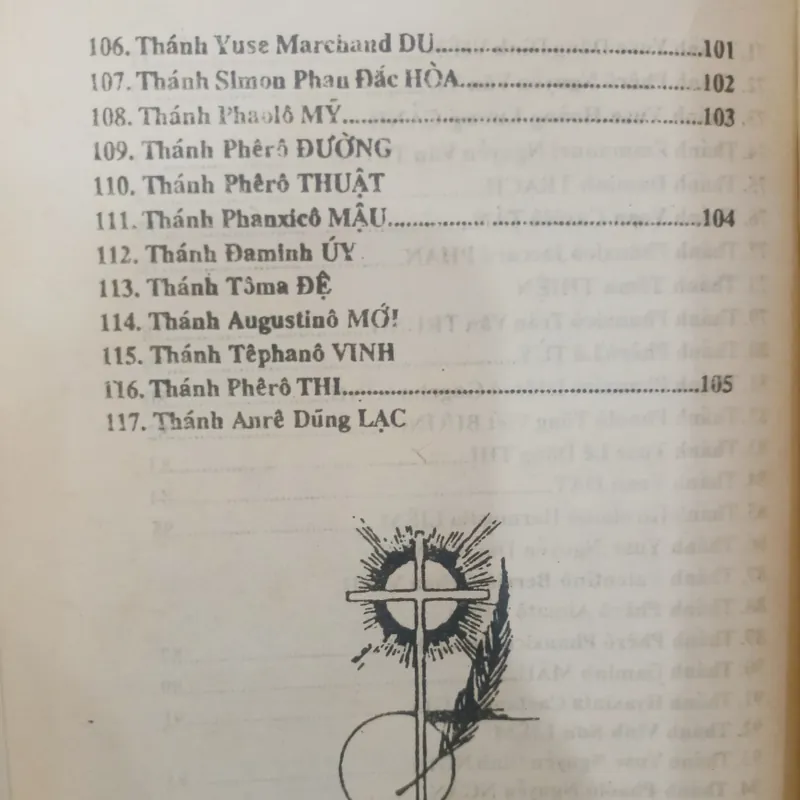 Tiểu sử 117 Tử Đạo Việt Nam 🌻 562432