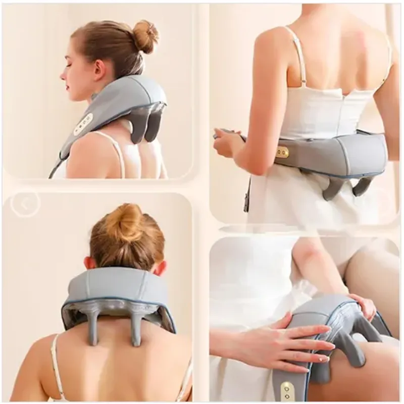 Máy Massage Cổ Vai Gáy 6D bản PRO - Hàng Chính Hãng - Mô Phỏng Kỹ Thuật Massage Số 8 601667