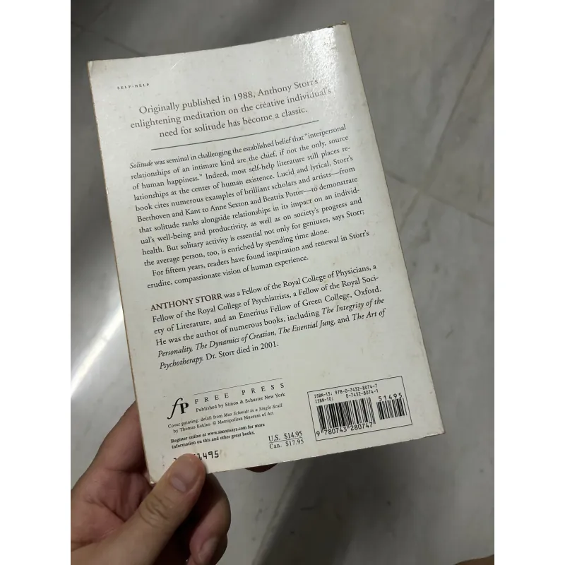 Solitude A return to the Self (real từ amazon) 1026005
