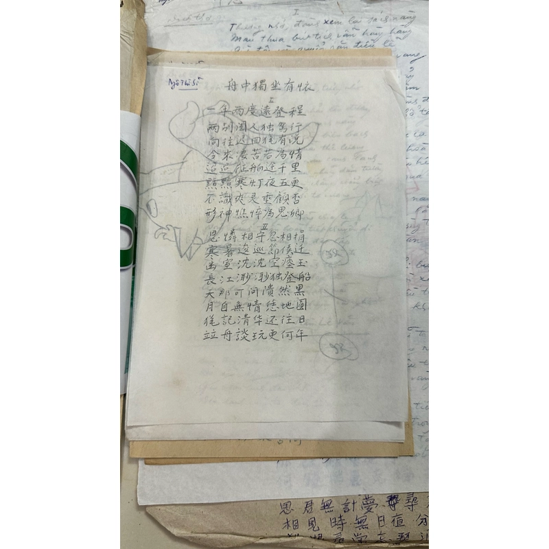 Bản thảo dịch sách Thơ  Văn Lý Trần (tập 2, Trần Lê Văn dịch) 452612