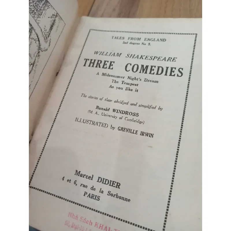 Three comédies - William Shakespeare 561918
