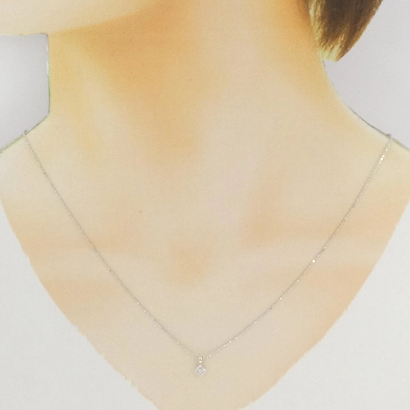 K10WG Dây chuyền kim cương 0.08CT - Hàng hiệu Chính hãng 859706