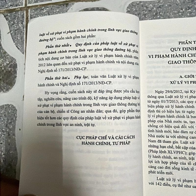Pháp luật về xử lya vi phạm hành chính trong lĩnh vự giao thông 447766