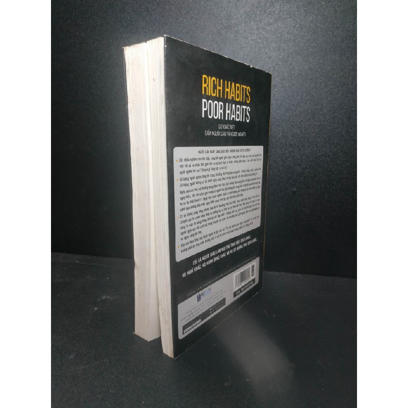 Rich Habits Poor Habits: sự khác biệt giữa người giàu và người nghèo - Biết sớm - Giàu sớm 2020 - Tom Corley, Michael Yardney (rách gáy nhẹ) new 80% HCM0807 35338