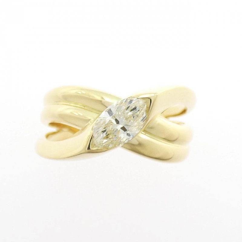 Nhẫn kim cương K18YG 0.652CT - Hàng hiệu Authentic 854272