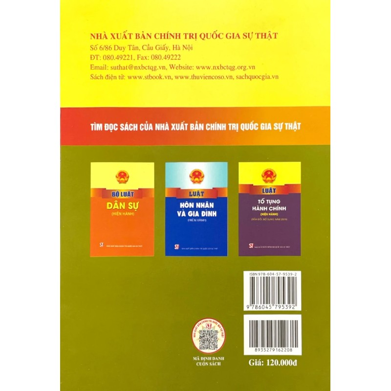 Bộ Luật Tố Tụng Dân Sự (Hiện Hành) (Sửa Đổi, Bổ Sung Năm 2019, 2020, 2022, 2023) - Quốc Hội 189658